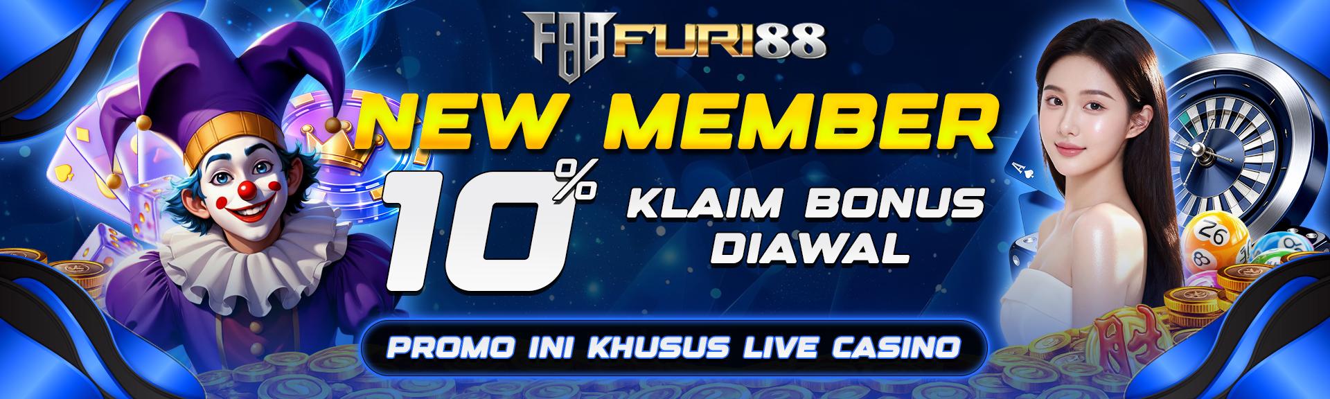 BONUS LIVE CASINO 10%