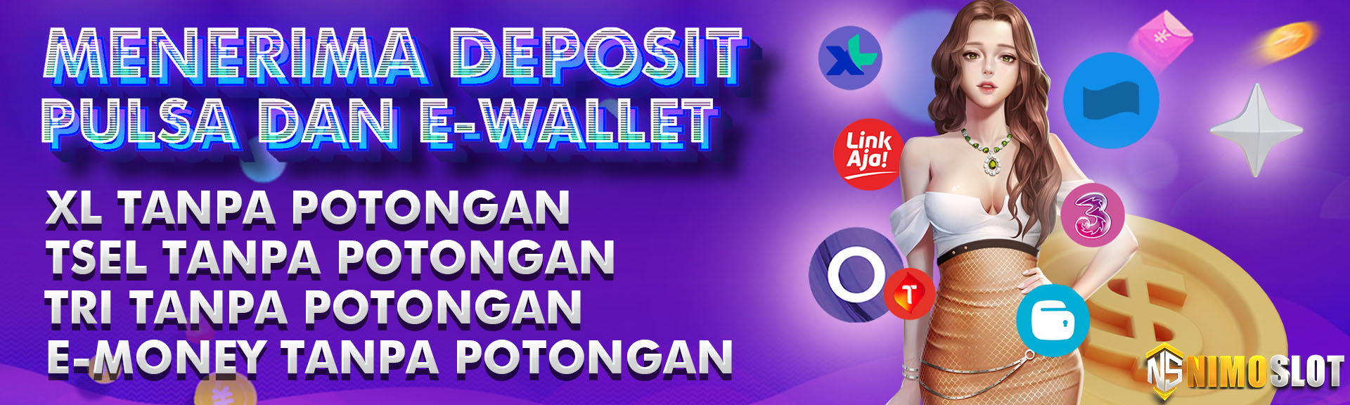 DEPOSIT PULSA TANPA POTONGAN
